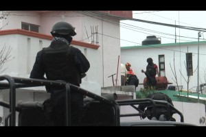 Imagen del altercado en Saltillo. Foto: Estado Mayor