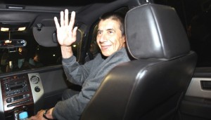 El General en el momento de su liberación. Foto: Especial