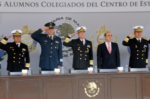 Los titulares de Sedena y Semar de gira. Foto: Semar