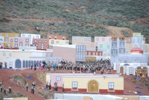 Ejército listo para la escenificación. Foto: Sedena