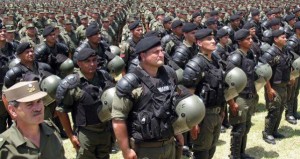 La Gendarmería Mexicana. Foto: Especial