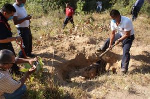 Hasta el momento van 11 fosas clandestinas halladas en Iguala. Foto: Especial