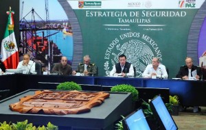 Reunión del Gabinete de Seguridad en Tamaulipas. Foto: Segob