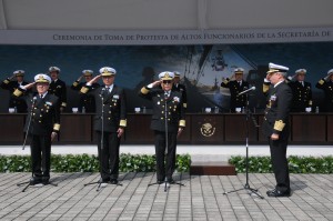 Toma de protesta a Altos Funcionarios de la Semar. Foto: Semar